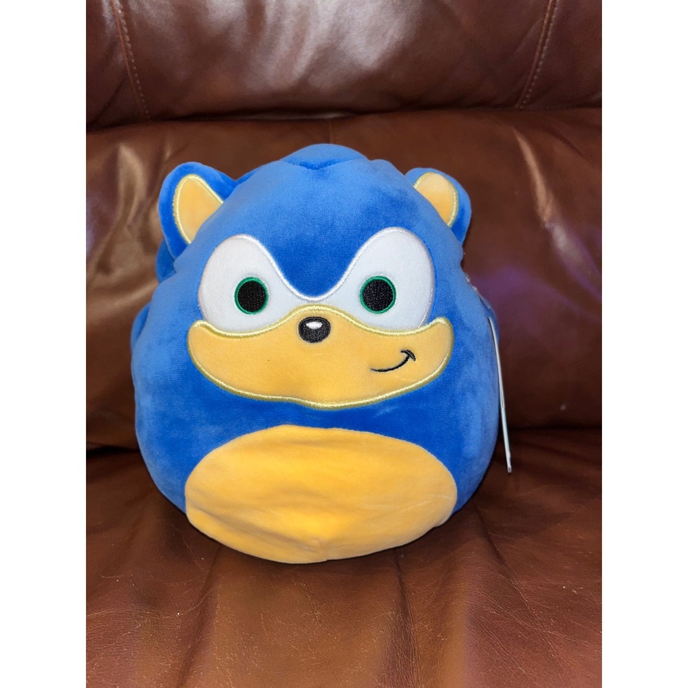 Squishmallows Sonic the Hedgehog Plush Toy Blue Yellow Stuffed Animal 8‎ inch